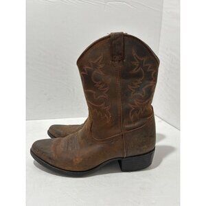 Ariat Western BOOTS Boys Heritage Cowboy 5 Youth Brown 10001825